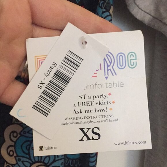 XS LuLaRoe Randy T-Shirt B03 771 - Picture 3 of 5
